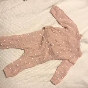 H&M knit sweater top and bottom